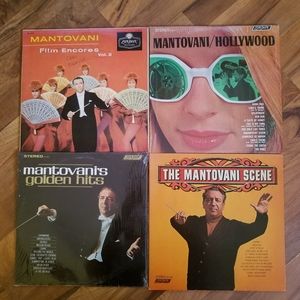 4 LPS RECORD ALBUM Mantovani Hollywood Golden Hits Scene Film Encores Vol. 2